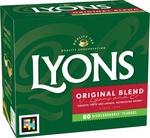 Lyons Original Tea Bags 80